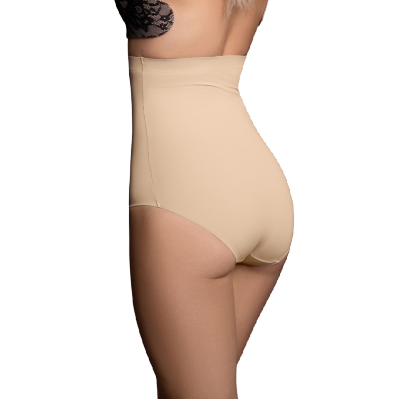 img_103116_d373ce6b95dc42b62d71195333e21ac3_1.png GIRDLE SEAMLESS ESTILO PANTIES BEIGE SIZE M - Image 1