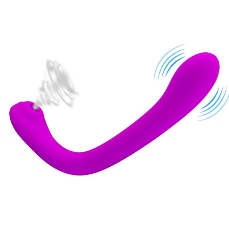 ALEX LILAC VIBRATOR AND CLITORAL SUCKER