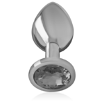 ALUMINUM METAL ANAL PLUG WITH BLACK GLASS SIZE M – Kuva 2