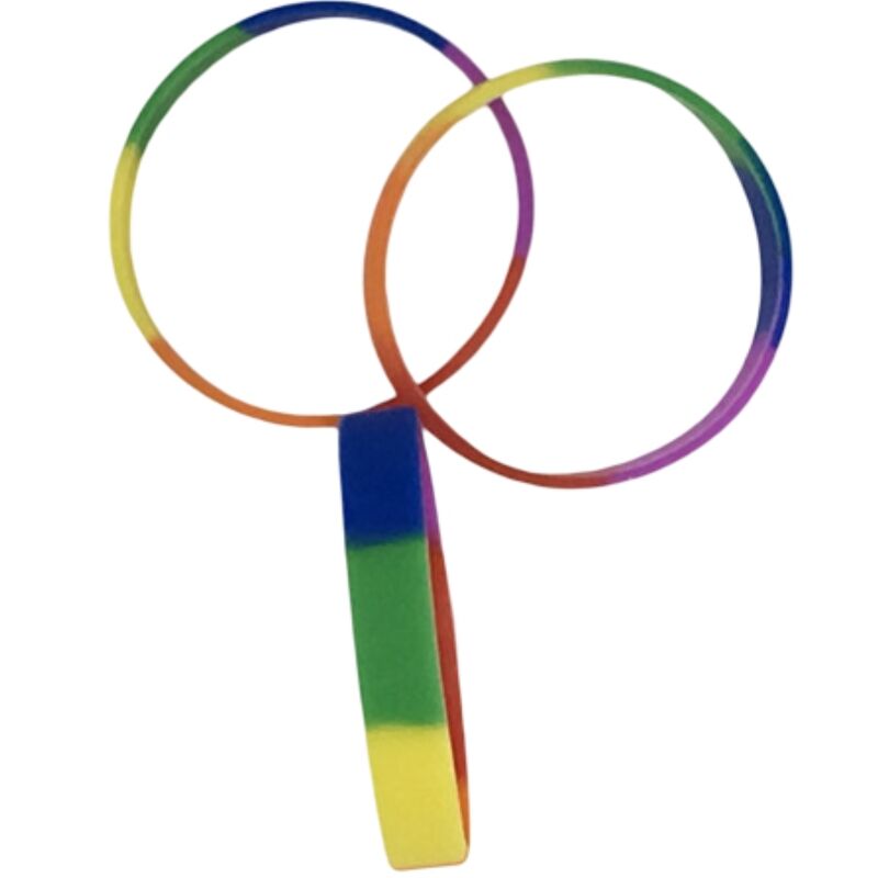 img_147284_b8c3acb6d7a5f06bc4897a8d9c9b03c1_1.jpg LGBT FLAG SILICONE BRACELET - Image 1