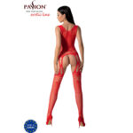 BS099 RED BODYSTOCKING ONE SIZE - Pilt 4