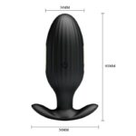 JEFFERSON APP CONTROLLED ANAL PLUG BLACK - Pilt 4