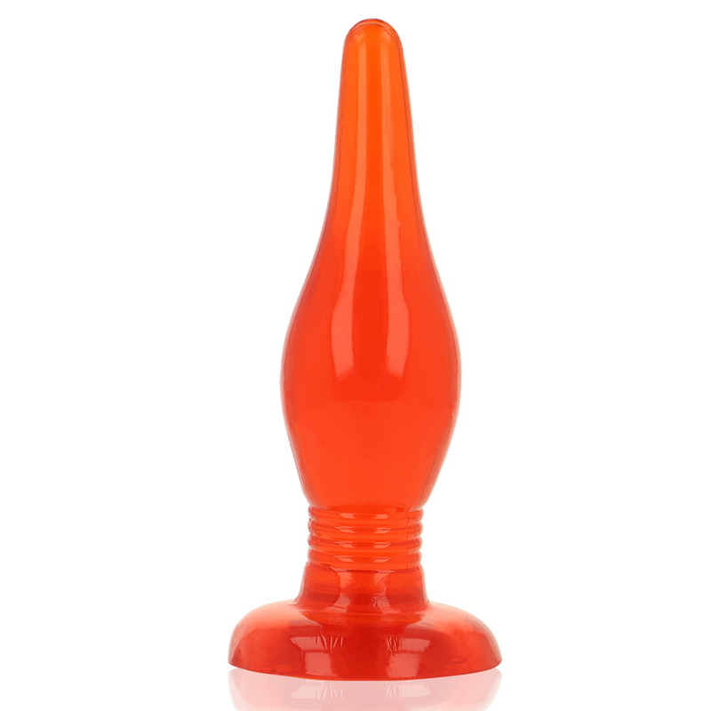 img_161707_64e619fd34e9543c96cf94de0c22afae_1.png RED SOFT TOUCH ANAL PLUG 14.2 CM - Image 1