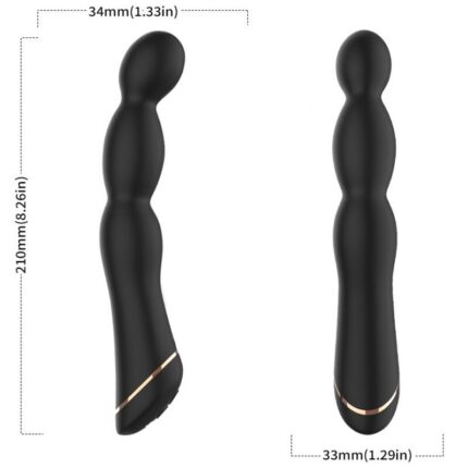 BAMBU VIBRATOR ADJUSTABLE BLACK