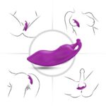HONEYBEE WEARABLE PANTIES VIBRATOR G-SPOT REMOTE CONTROL PURPLE – Kuva 5