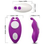 HONEYBEE WEARABLE PANTIES VIBRATOR G-SPOT REMOTE CONTROL PURPLE – Kuva 4