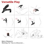 RANGER DOUBLE VIBRATOR RING FOR COUPLES BLACK - Pilt 2
