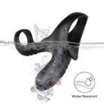 RANGER DOUBLE VIBRATOR RING FOR COUPLES BLACK - Pilt 3