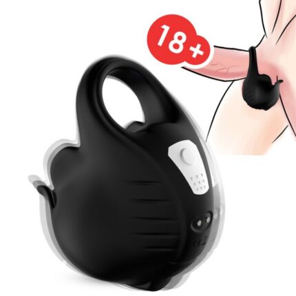 CUPPING VIBRATOR RING BLACK