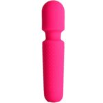 YOUR MAGIC MASSAGER & VIBRATOR RECHARGEABLE 10 VIBRATIONS WAND DOTS PINK
