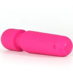 YOUR MAGIC MASSAGER & VIBRATOR RECHARGEABLE 10 VIBRATIONS WAND DOTS PINK - Image 3