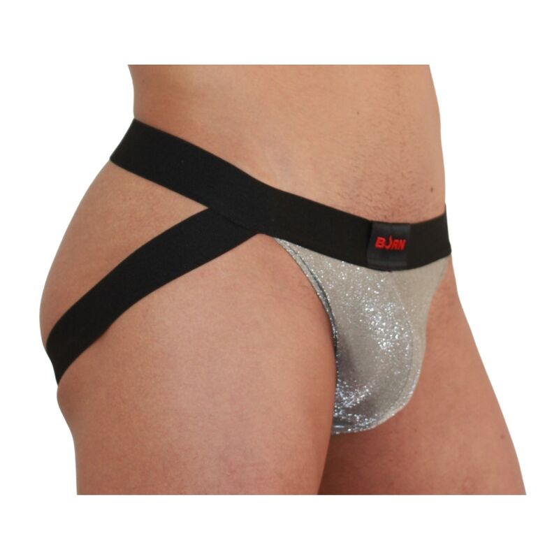 001 JOCK SHINY BEIGE / BLACK M