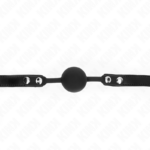 MODEL 1 SILICONE BALL 4 CM GAG WITH LOCK 60 x 2 CM - Image 5