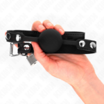 MODEL 1 SILICONE BALL 4 CM GAG WITH LOCK 60 x 2 CM - Image 3