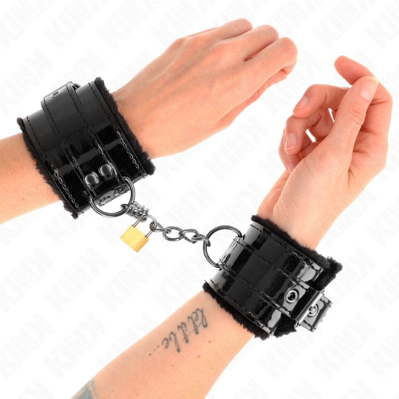LIGHT WRIST RESTRAINTS WITH A COPPER LOCK ADJUSABLE 17-29 CM X 5.5 CM
