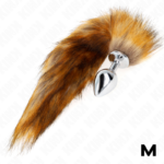 ANAL PLUG SIZE M 8 X 3.5 CM WITH SYNTHETIC TAIL 40 CM BROWN – Kuva 3