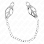 JAPANESE CLOVER NIPPLE CLAMPS WITH CHAIN SILVER 30 CM - Pilt 2