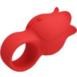 JAE ROSE SHAPED FINGER VIBRATOR 10 VIBRATIONS RED - Pilt 3