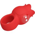 JAE ROSE SHAPED FINGER VIBRATOR 10 VIBRATIONS RED - Pilt 5