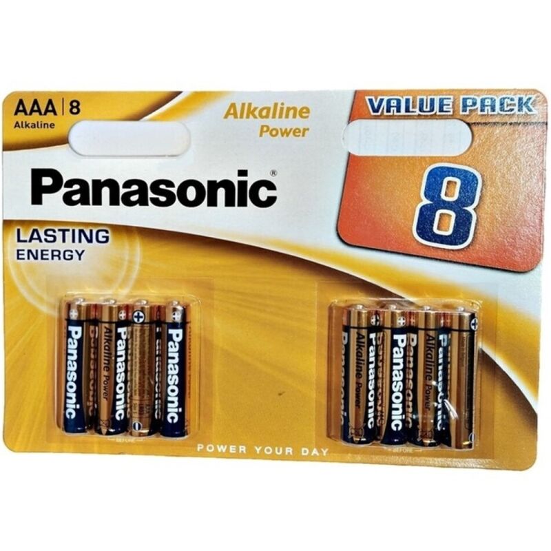 BRONZE ALKALINE AAA BATTERY LR03 BLISTER*8