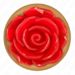 PINK GOLD ANAL PLUG WITH RED ROSE S - Image 5