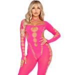 PINK OPEN BACK BODYSTOCKING ONE SIZE – Kuva 4