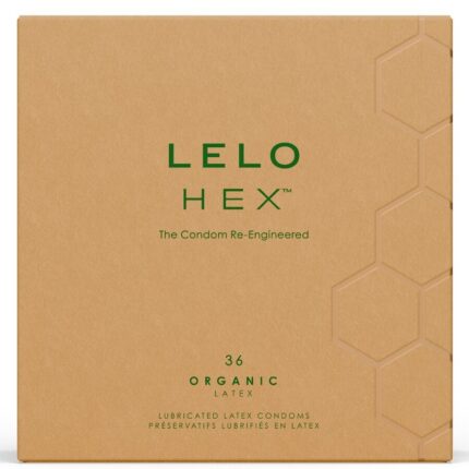 HEX ORGANIC CONDOM BOX 36 UNITS