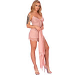 HYEONA 1710 BABYDOLL + THONG ROSE M – Kuva 3