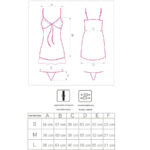 HYEONA 1710 BABYDOLL + THONG ROSE XL - Image 5