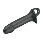 LONDON UNIVERSAL HARNESS WITH SILICONE STRAP-ON DILDO BLACK 16.8 CM – Kuva 5