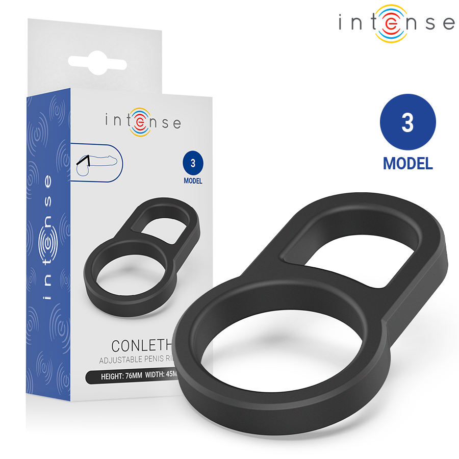 img_220991_a1b6fb6f443de52640d3eaf1ec9e8a2d_1.png CONLETH ADJUSTABLE DOUBLE PENIS RING MODEL 3 - Pilt 1