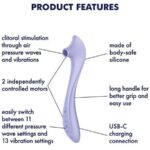 EASY LOVER VIBRATOR & AIR PULSE STIMULATOR - Image 4