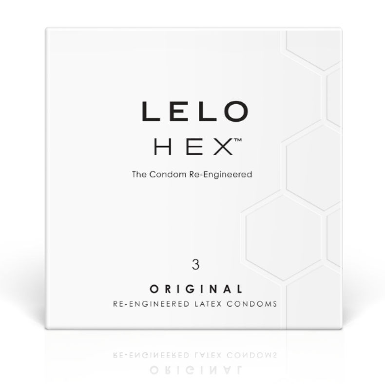 HEX CONDOM BOX 3 UNITS