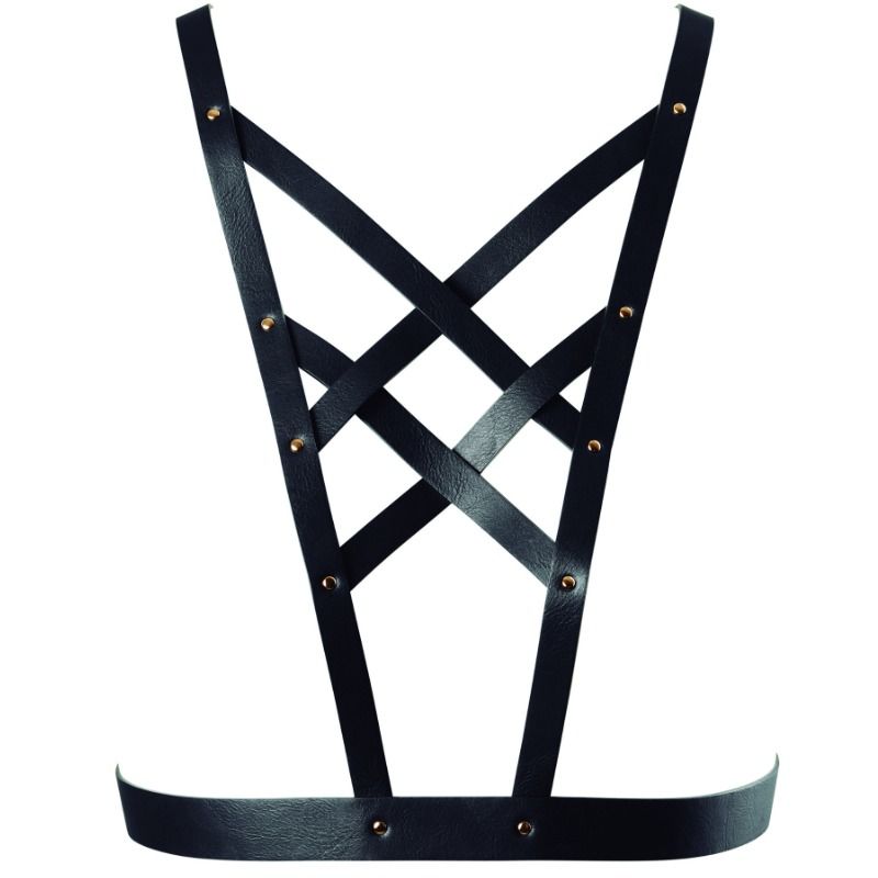 MAZE CROSSOVER HARNESS WITH BLACK NECKLINE