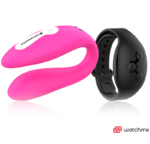 WATCHME DUAL TECHNOLOGY VIBRATOR FUCHSIA/AZABACHE – Kuva 2