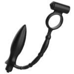 ANAL PLUG WITH VIBRATORY RING - Image 2
