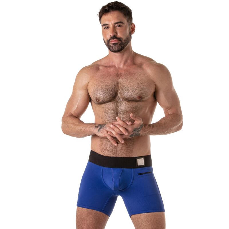 WIDE WAISTBAND TRUNK BLUE L