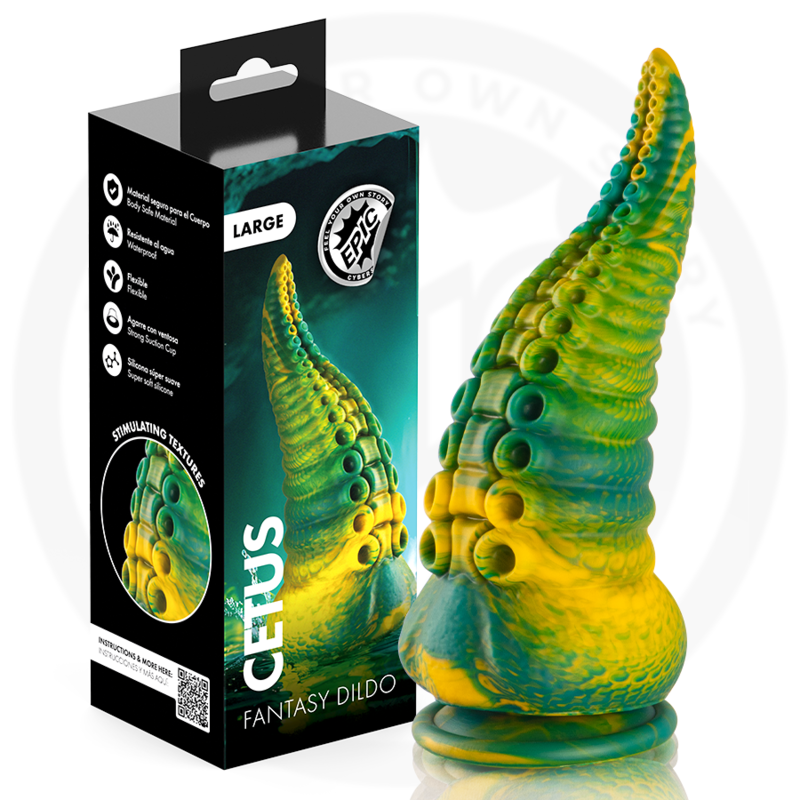 CETUS GREEN TENTACLE DILDO LARGE SIZE